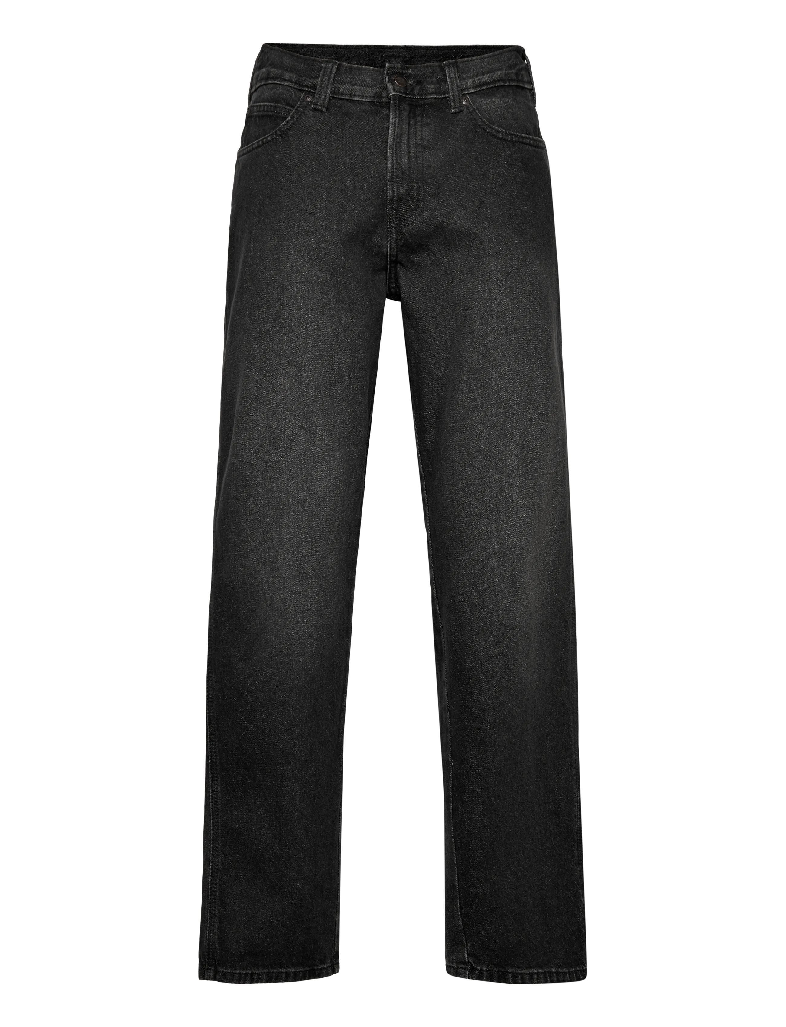 Dickies 954 RELAXED STRAIGHT WORK JEANS - Kleidung - BLACK WSH FADED / black