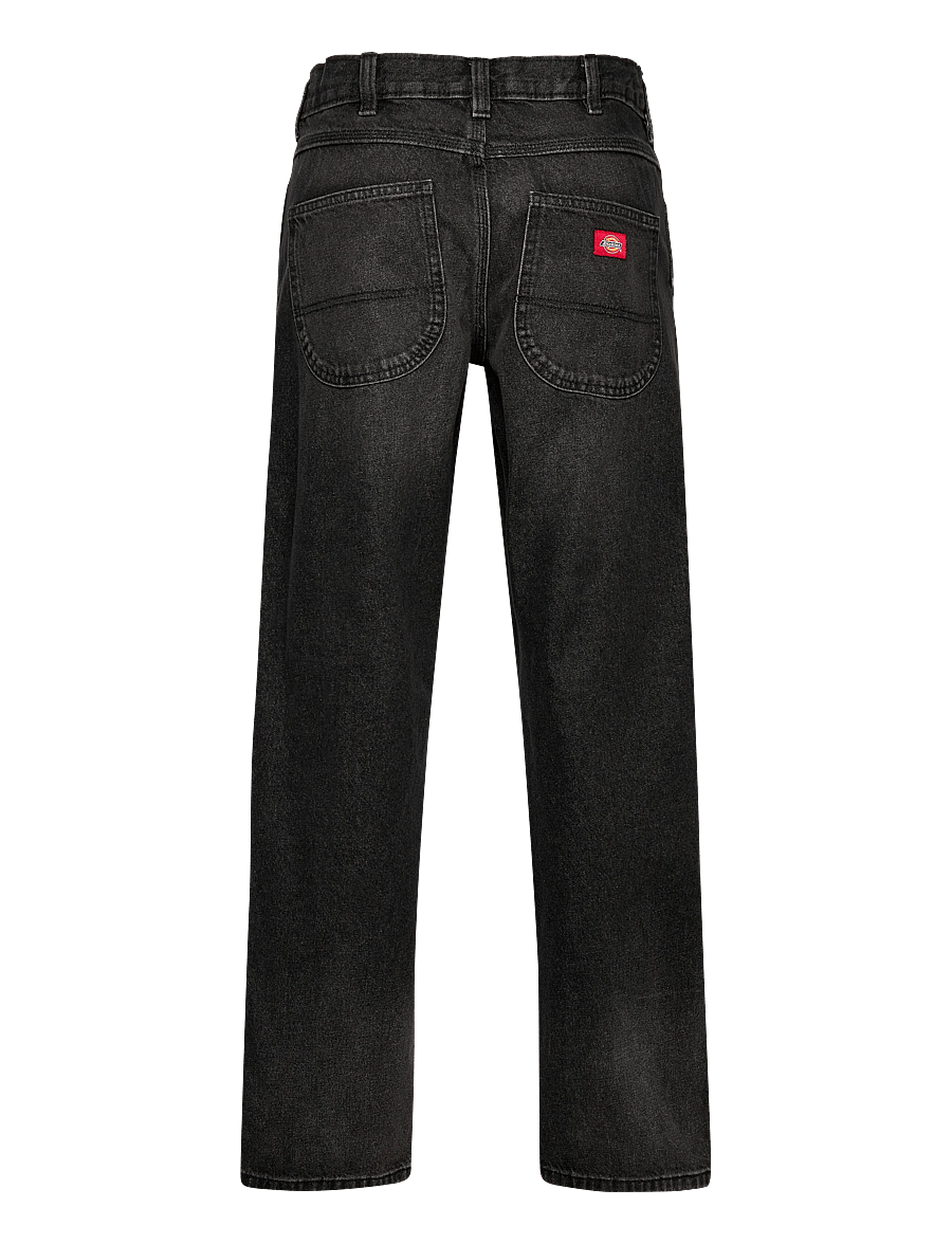 Dickies - 954 RELAXED STRAIGHT WORK JEANS - weite jeans - black wsh faded - 1