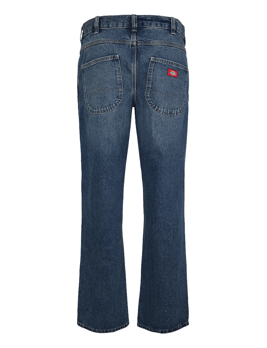 Dickies - 954 RELAXED STRAIGHT WORK JEANS - regular jeans - mid blue fade wash - 1