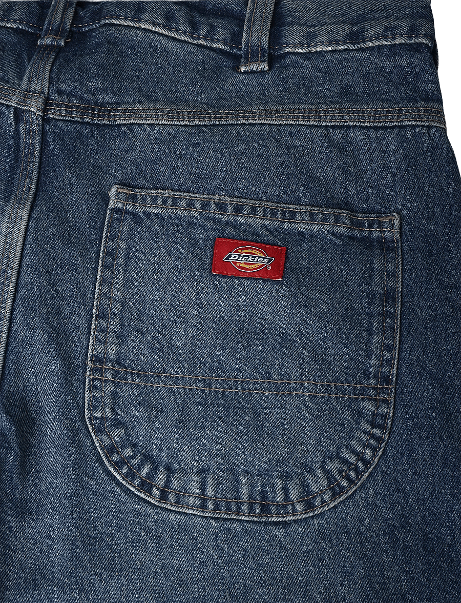 Dickies - 954 RELAXED STRAIGHT WORK JEANS - regular jeans - mid blue fade wash - 4