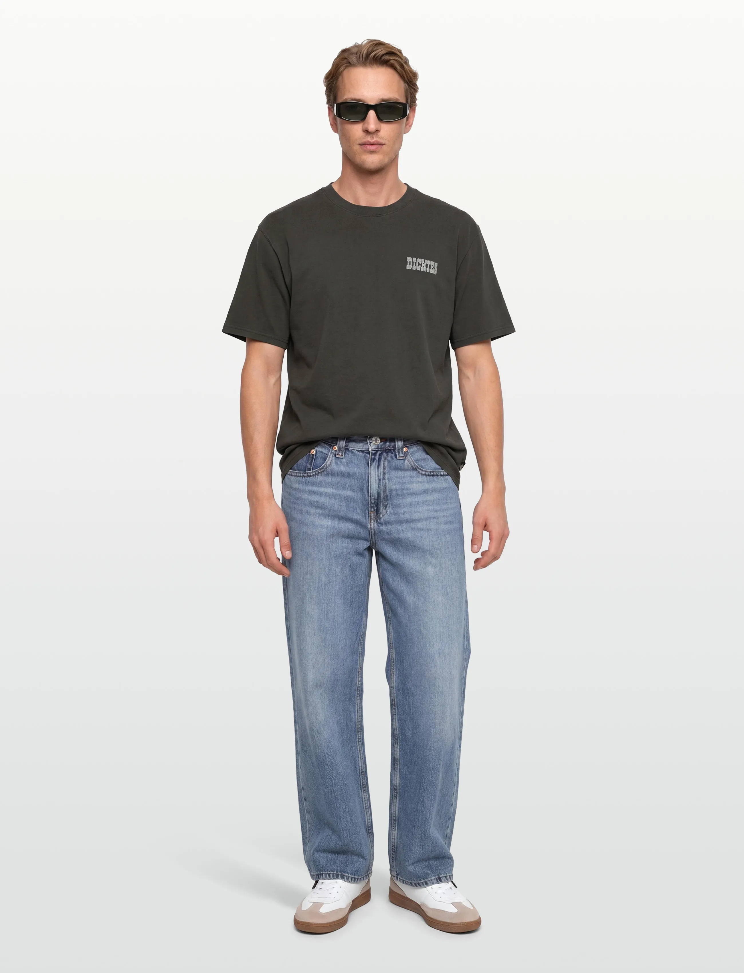 Dickies BUCHTELL SS TEE - T-Shirts - BLACK / black