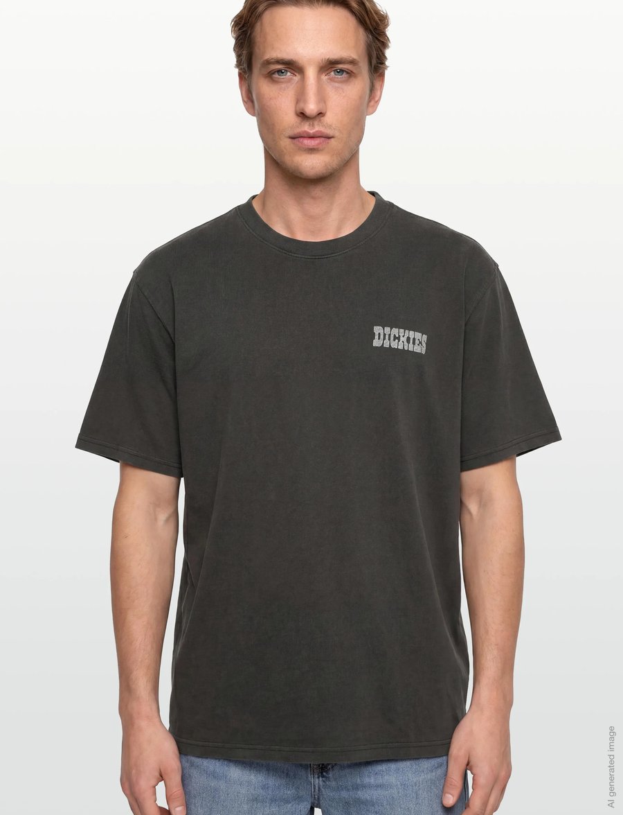 Dickies - BUCHTELL SS TEE - lühikeste varrukatega t-särgid - black - 3