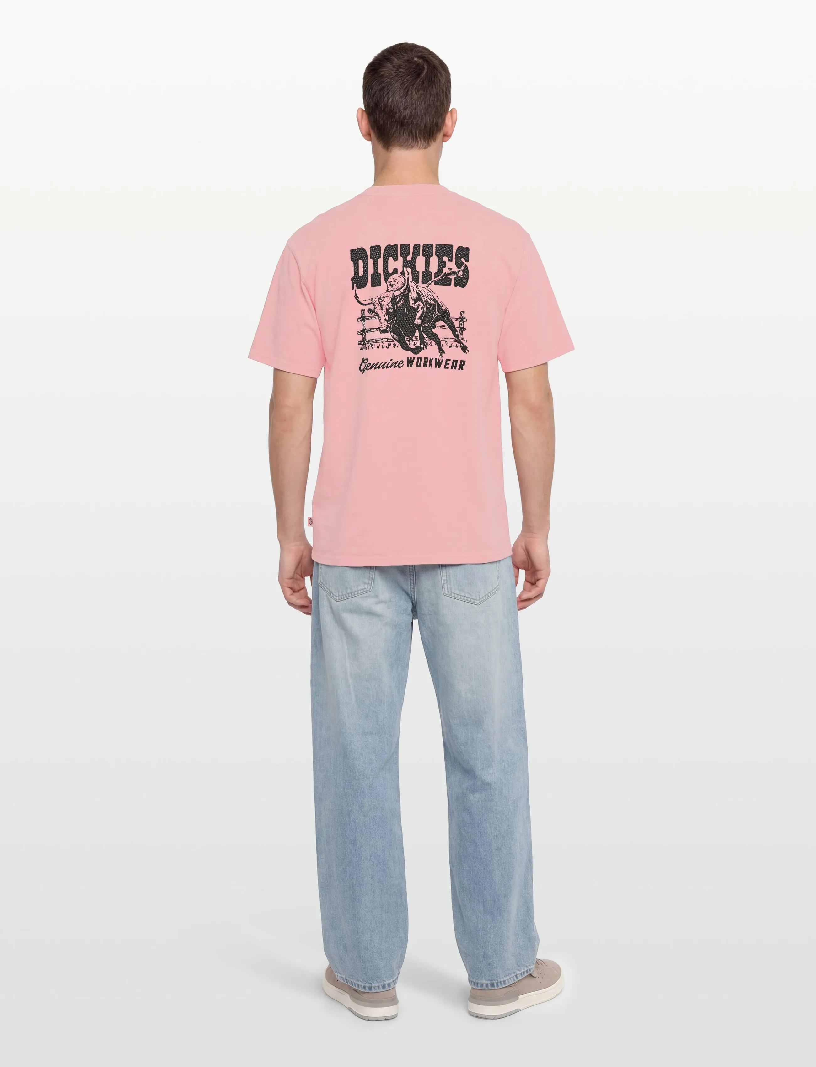 Dickies - BUCHTELL SS TEE - lühikeste varrukatega t-särgid - bridal rose - 4
