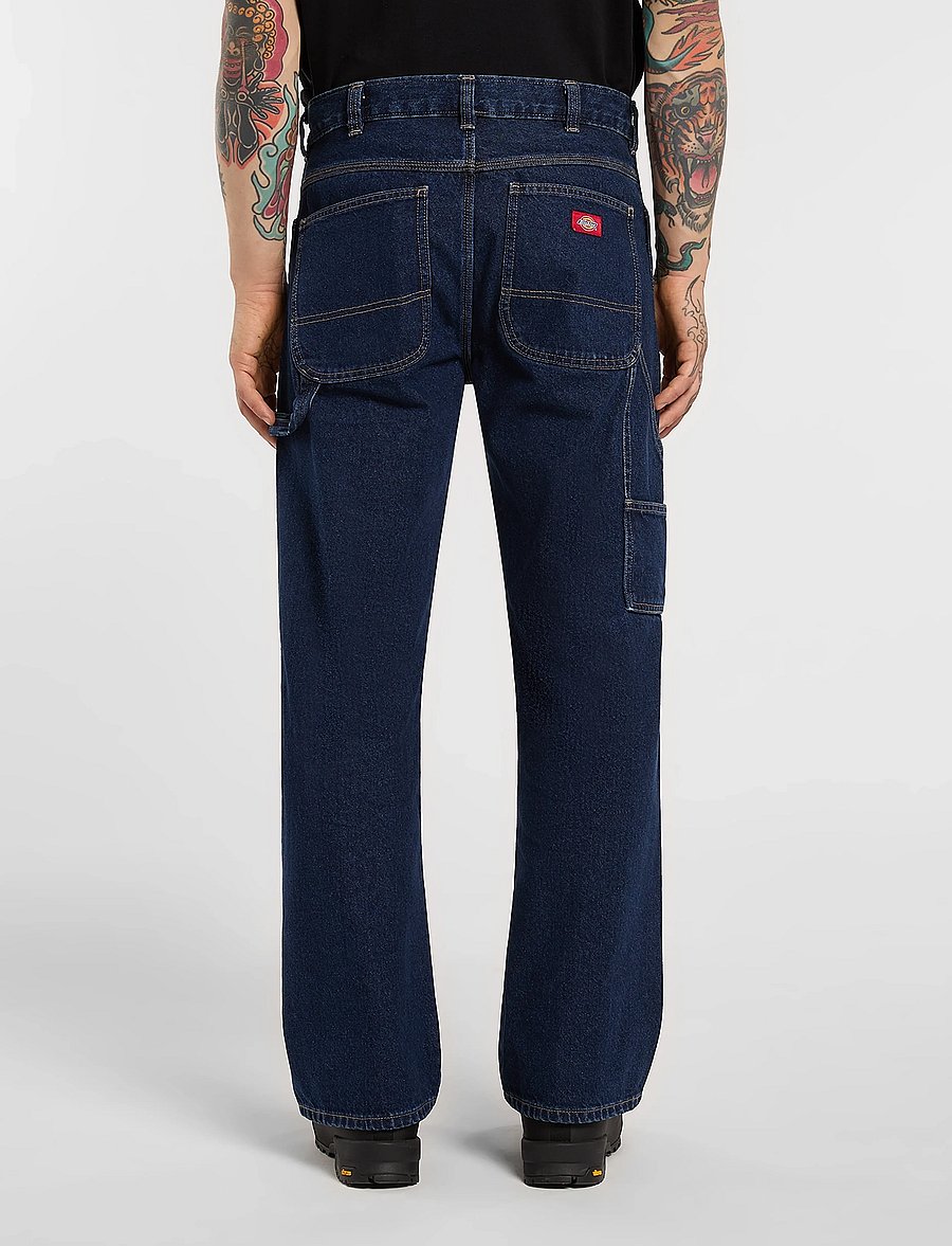 Dickies - 997 LOOSE STRAIGHT CARPENTER JEANS - alt laienevad teksad - dark indigo - 3