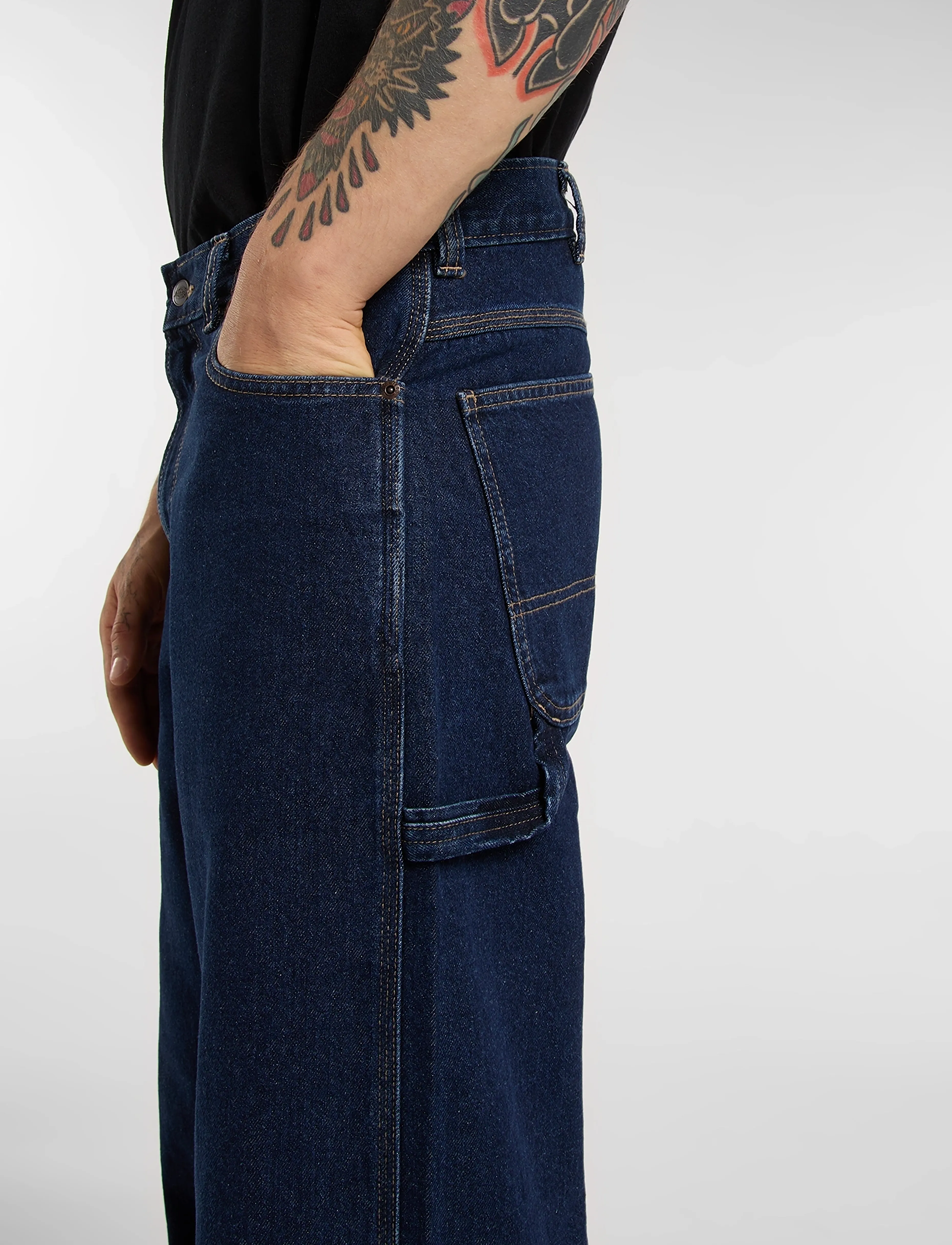 Dickies 997 LOOSE STRAIGHT CARPENTER JEANS - Tänavastiil - DARK INDIGO / navy
