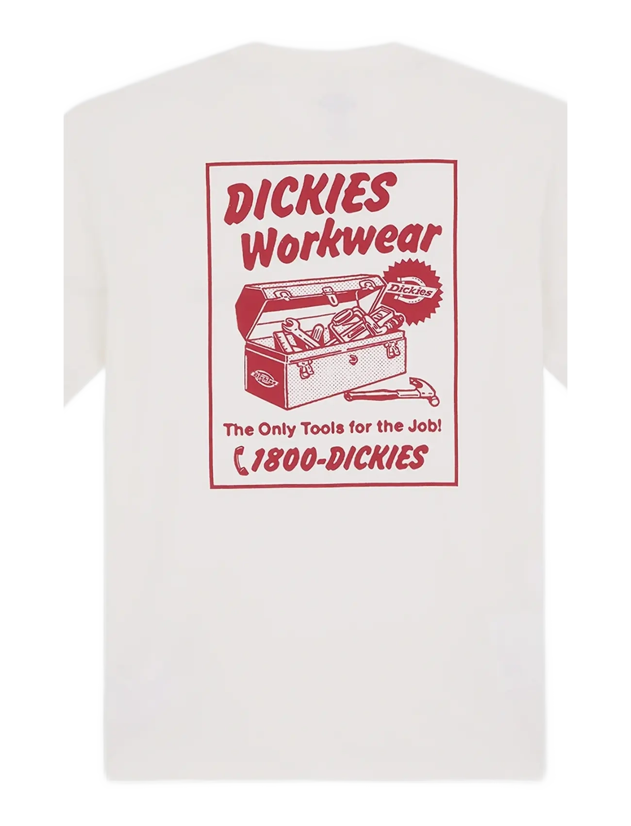 Dickies - DRY RIDGE SS TEE - kortærmede t-shirts - egret - 2