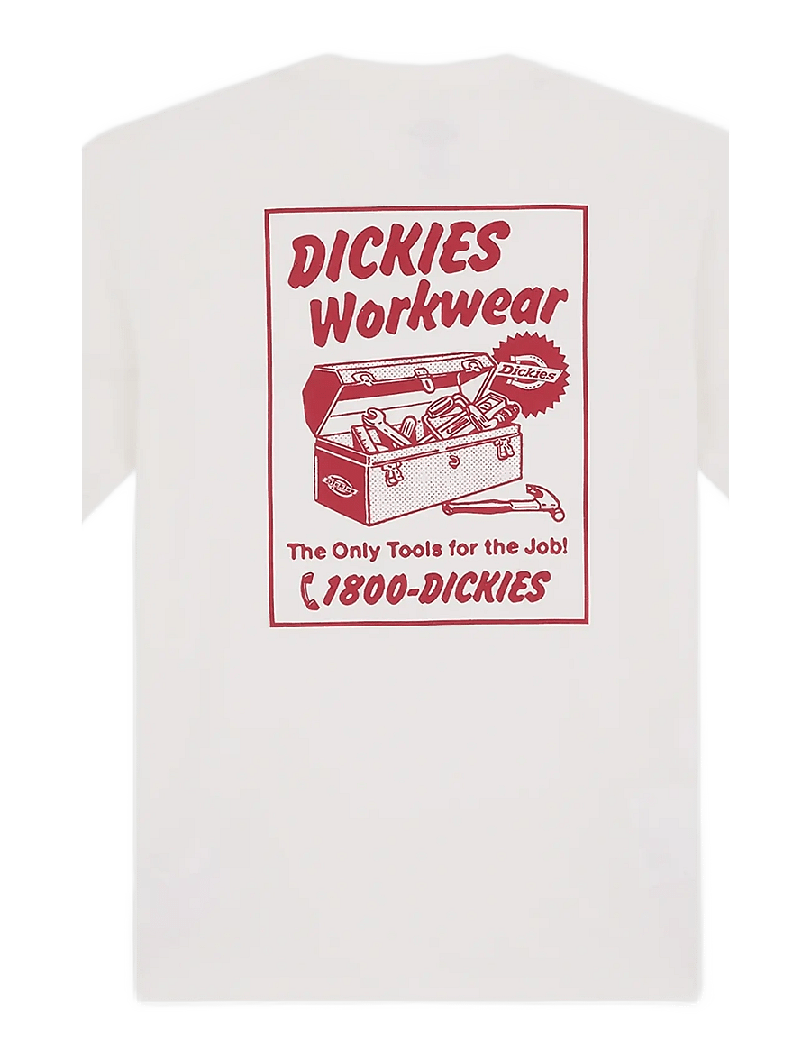 Dickies - DRY RIDGE SS TEE - kortærmede t-shirts - egret - 2