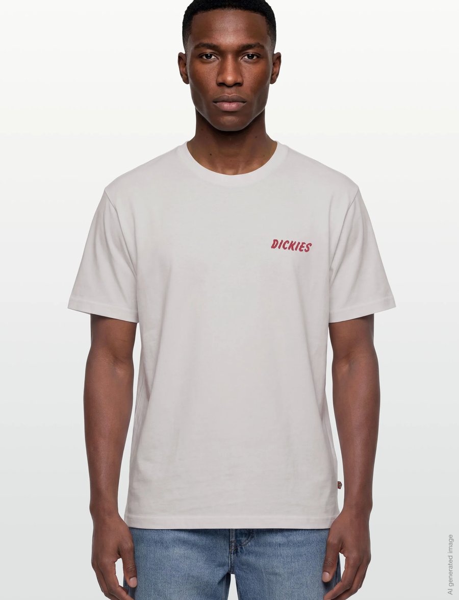 Dickies - DRY RIDGE SS TEE - kortærmede t-shirts - egret - 3
