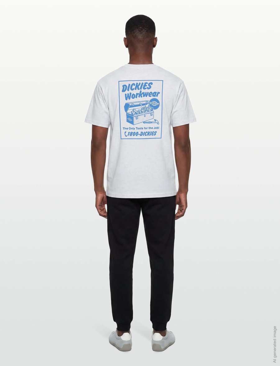 Dickies - DRY RIDGE SS TEE - kurzärmelig - light gray - 4