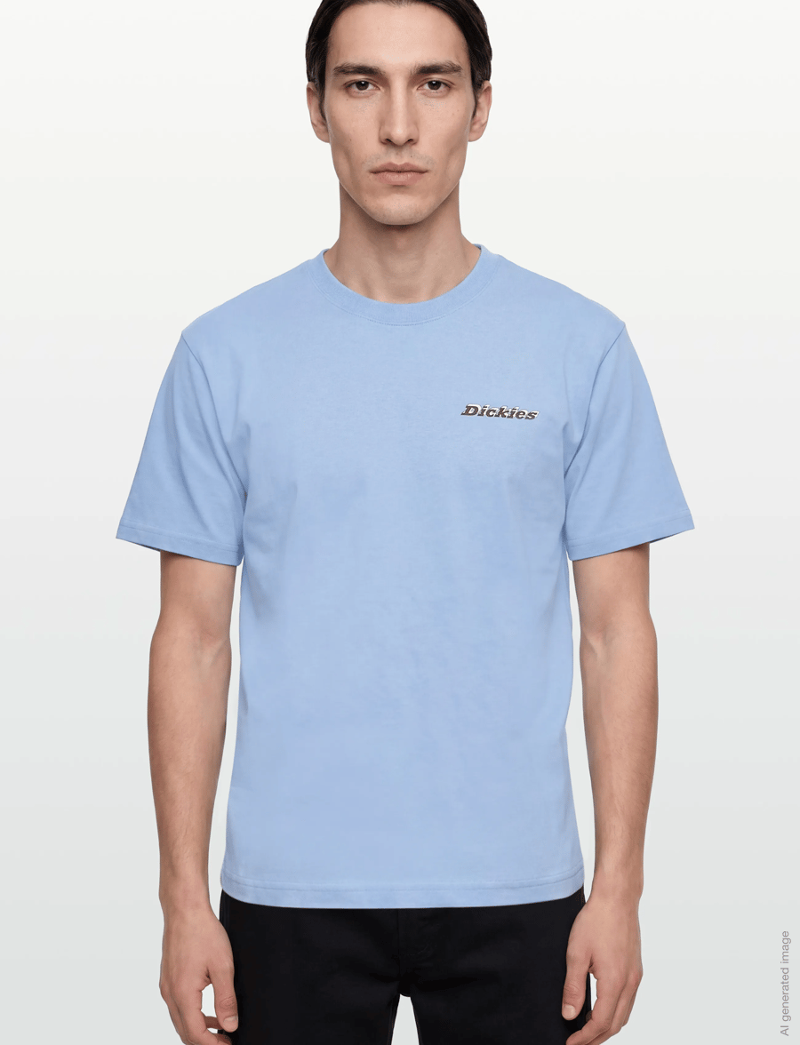 Dickies - THORNVILLE SS TEE - kortærmede t-shirts - endless sky - 3