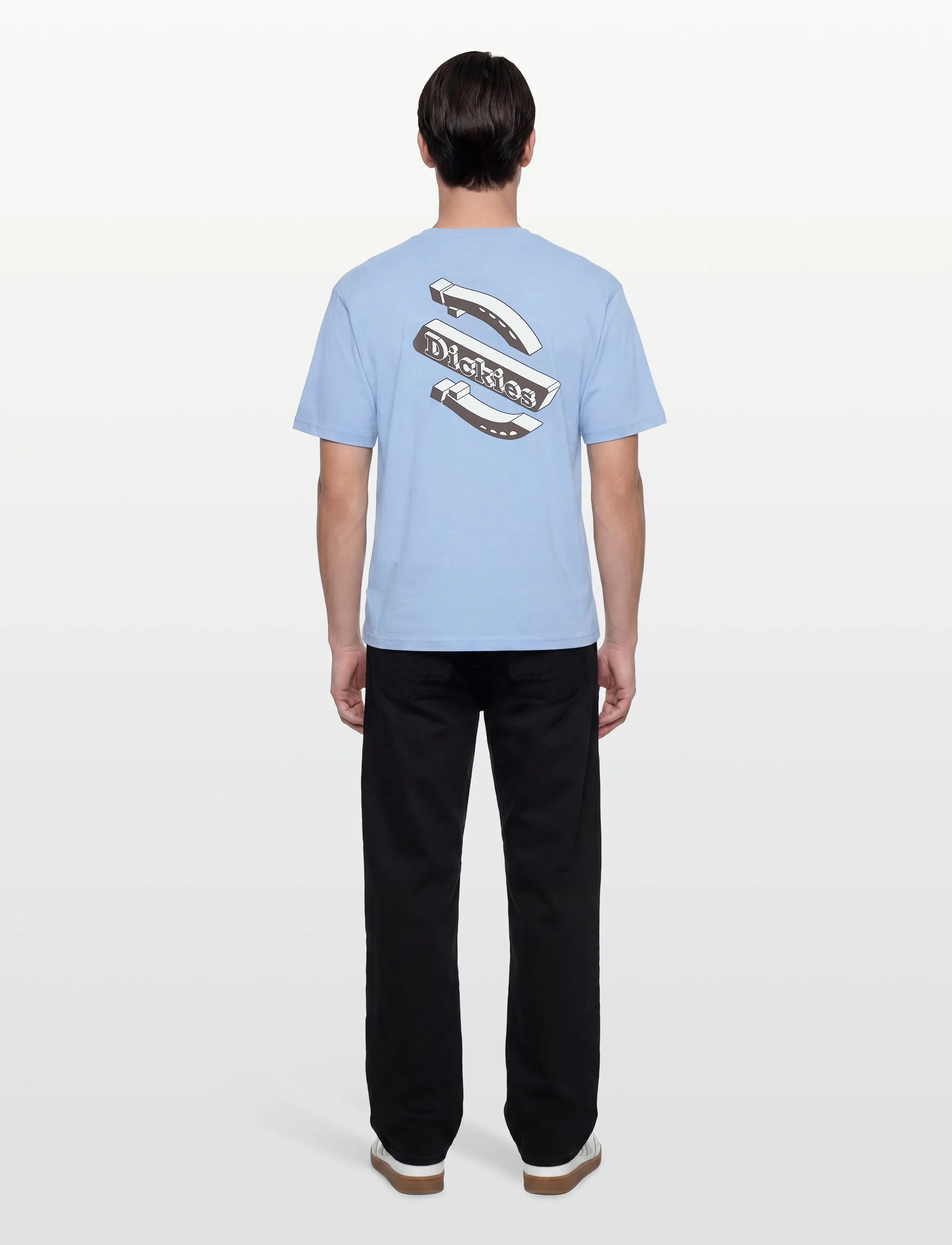 Dickies - THORNVILLE SS TEE - kortærmede t-shirts - endless sky - 4