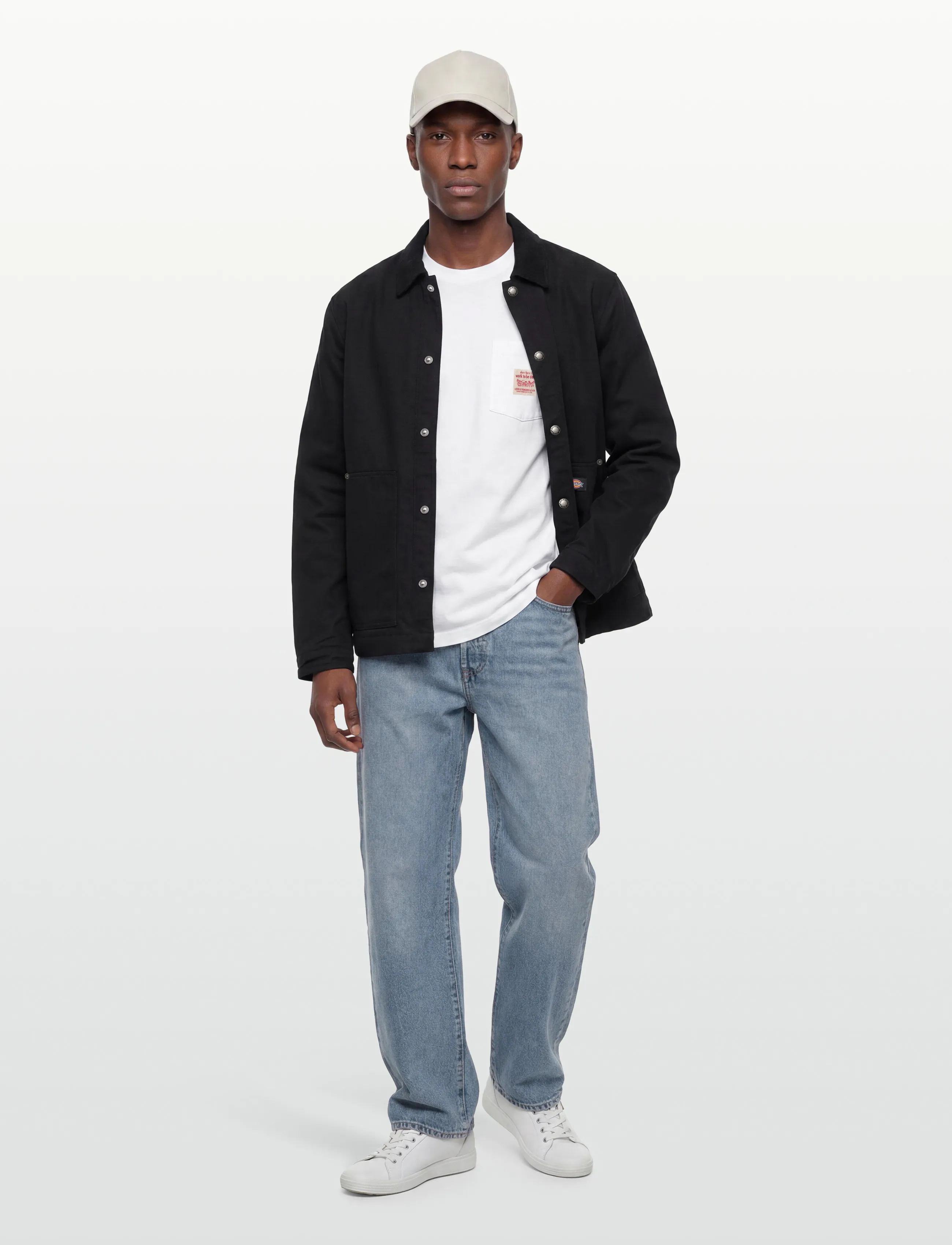 Dickies Union Barn Jacket, Mænd, Arbejdsjakke, Sort, Str: XXL