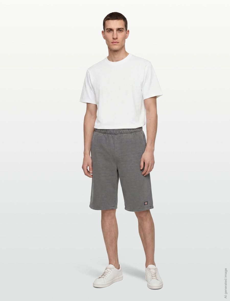 Dickies - STREETSBORO 13 INCH SWEAT SHORT - hosen - black - 0