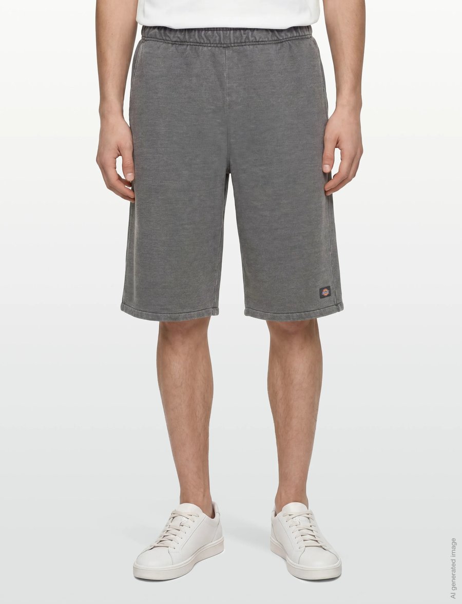 Dickies - STREETSBORO 13 INCH SWEAT SHORT - hosen - black - 3