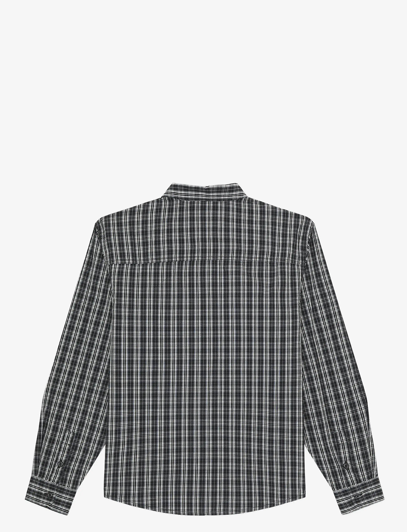 Dickies - WELLSVILLE SHIRT LS - ternede skjorter - black - 2
