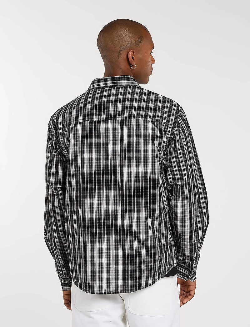 Dickies - WELLSVILLE SHIRT LS - ternede skjorter - black - 3