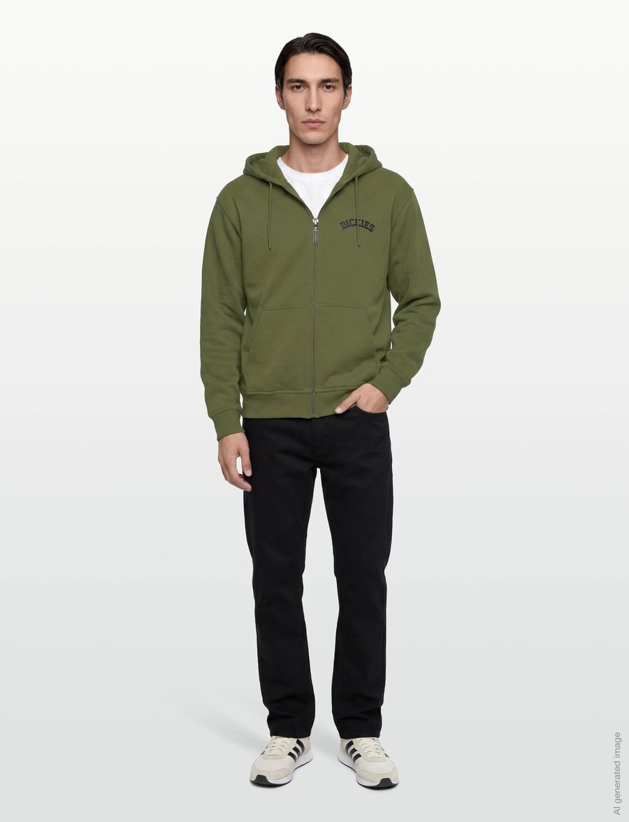 Dickies - BETTSVILLE FZ HOODIE - hættetrøjer - cypress - 0