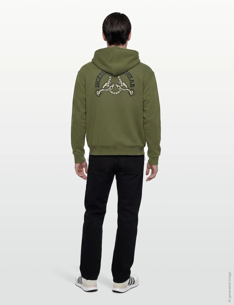 Dickies - BETTSVILLE FZ HOODIE - hættetrøjer - cypress - 4