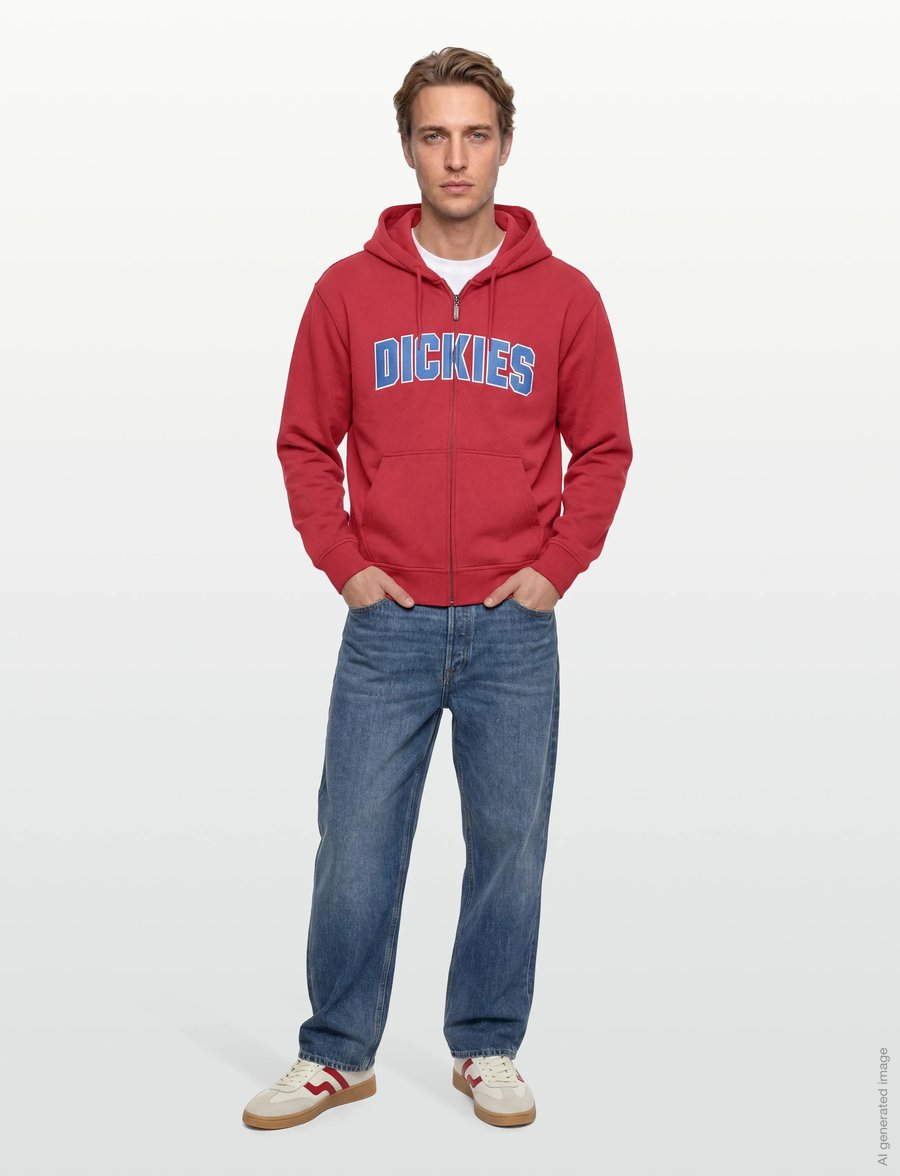 Dickies - AITKIN ZT HOODIE - kapuzenpullover - garnet - 0