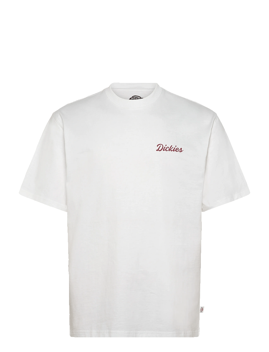 Dickies - WELLSVILLE SS TEE - kortermede t-skjorter - white - 1