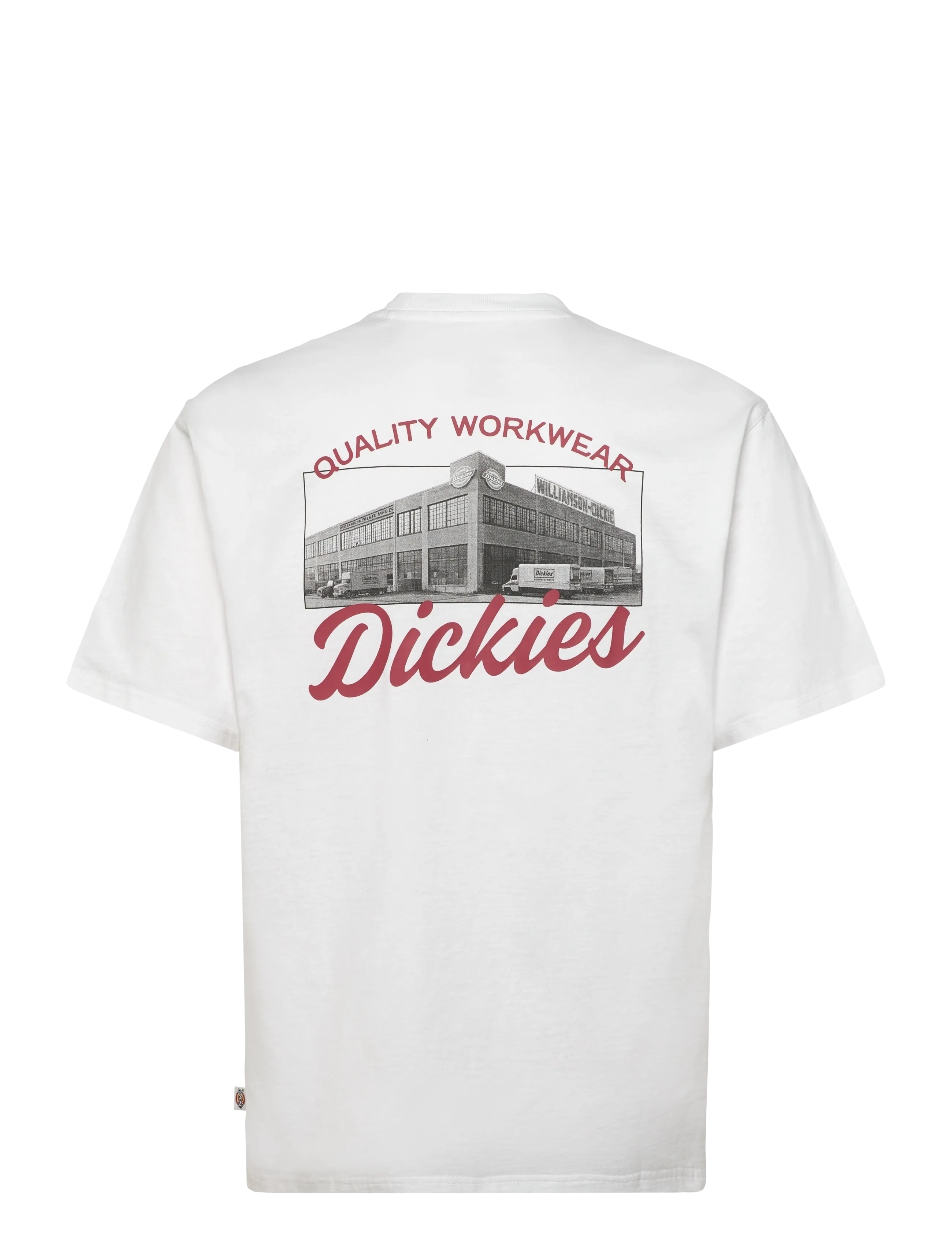 Dickies - WELLSVILLE SS TEE - kortermede t-skjorter - white - 2