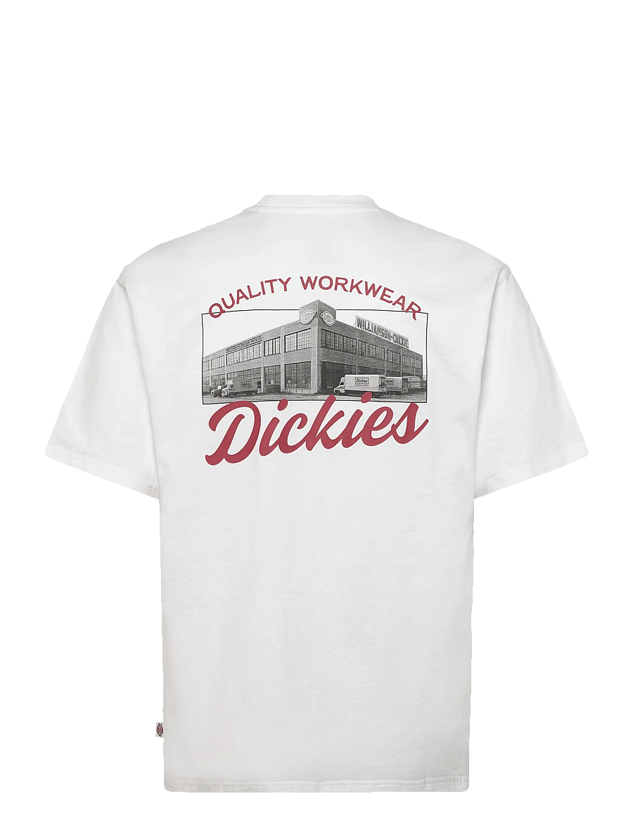Dickies - WELLSVILLE SS TEE - kortermede t-skjorter - white - 2