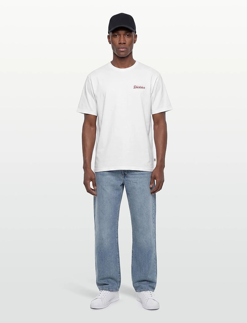 Dickies - WELLSVILLE SS TEE - kortærmede t-shirts - white - 0