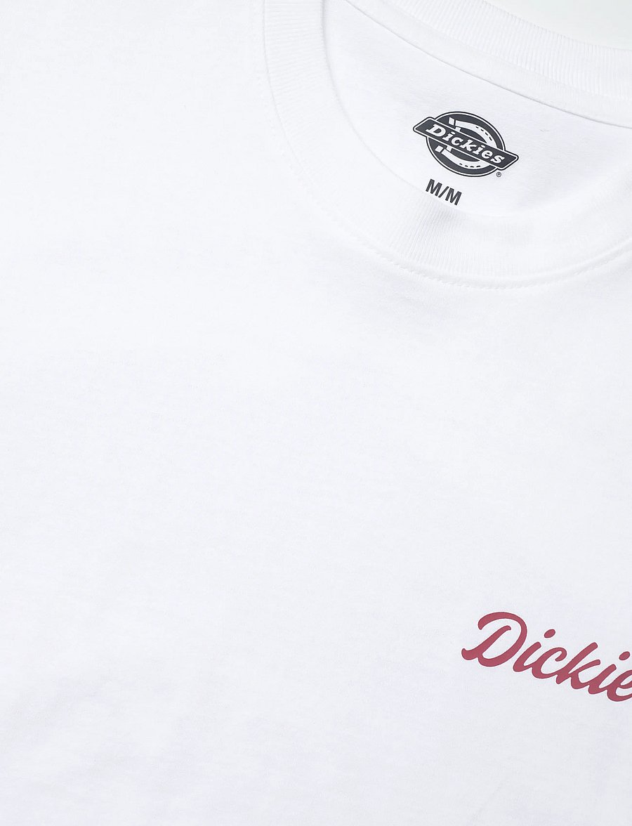 Dickies - WELLSVILLE SS TEE - kortermede t-skjorter - white - 5