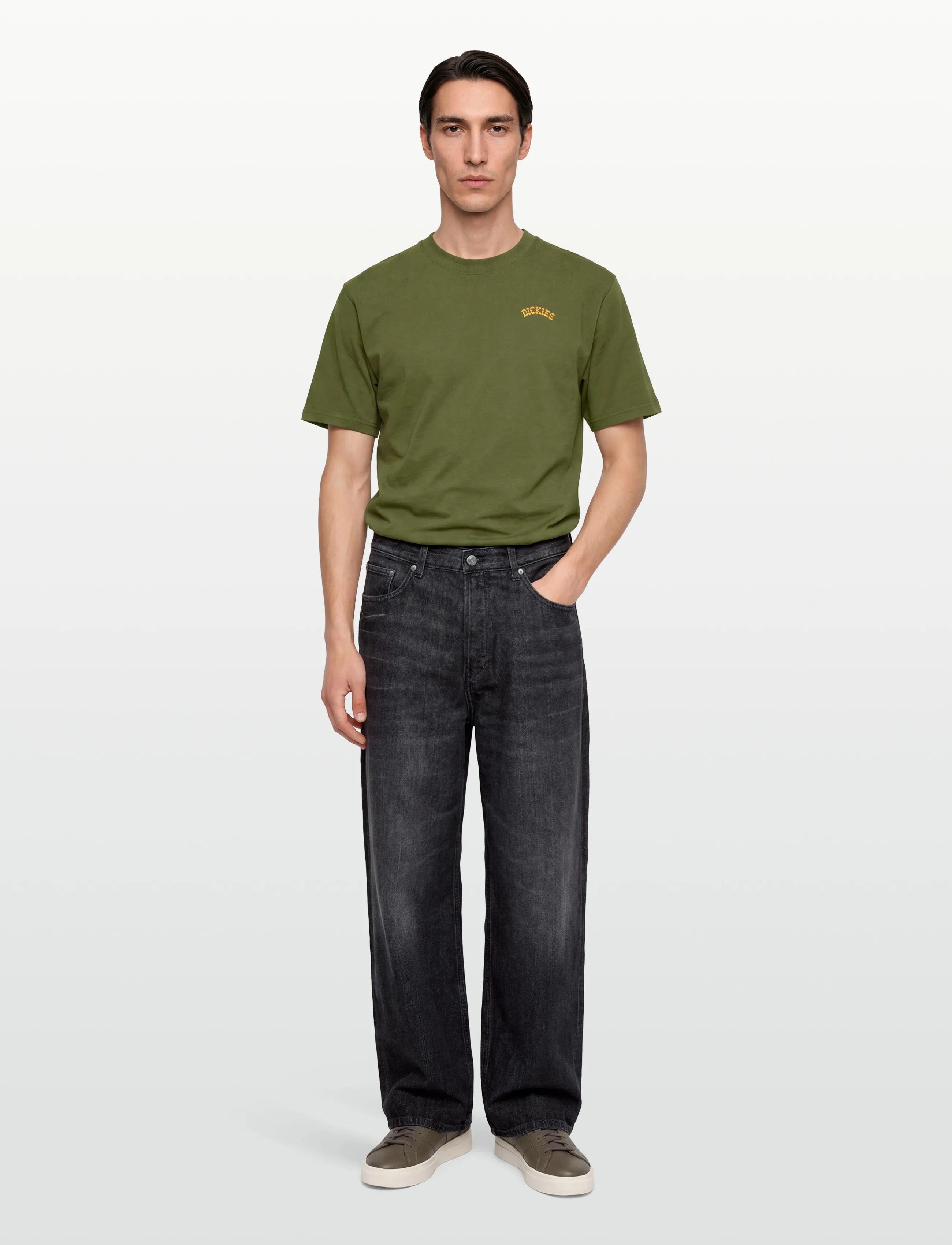 Dickies BETTSVILLE SS TEE - App deal - CYPRESS / khaki/green