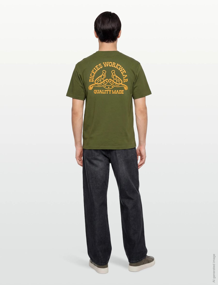 Dickies - BETTSVILLE SS TEE - kortærmede t-shirts - cypress - 4