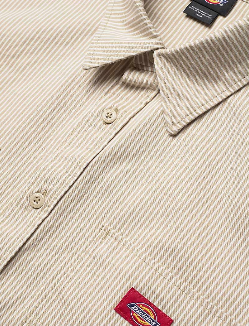 Dickies - HICKORY WORK SHIRT LS - stribede skjorter - eucalyptus - 3