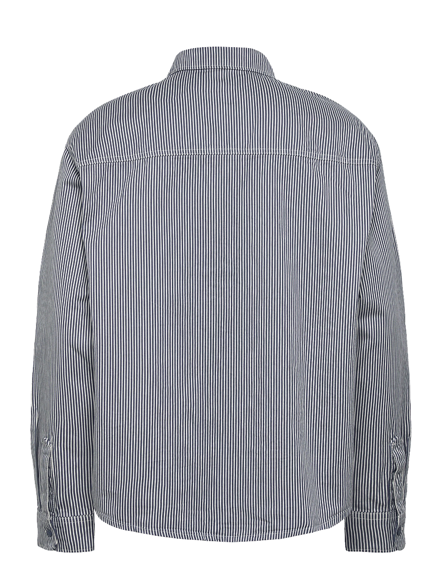 Dickies - HICKORY WORK SHIRT LS - stribede skjorter - retro indigo - 1