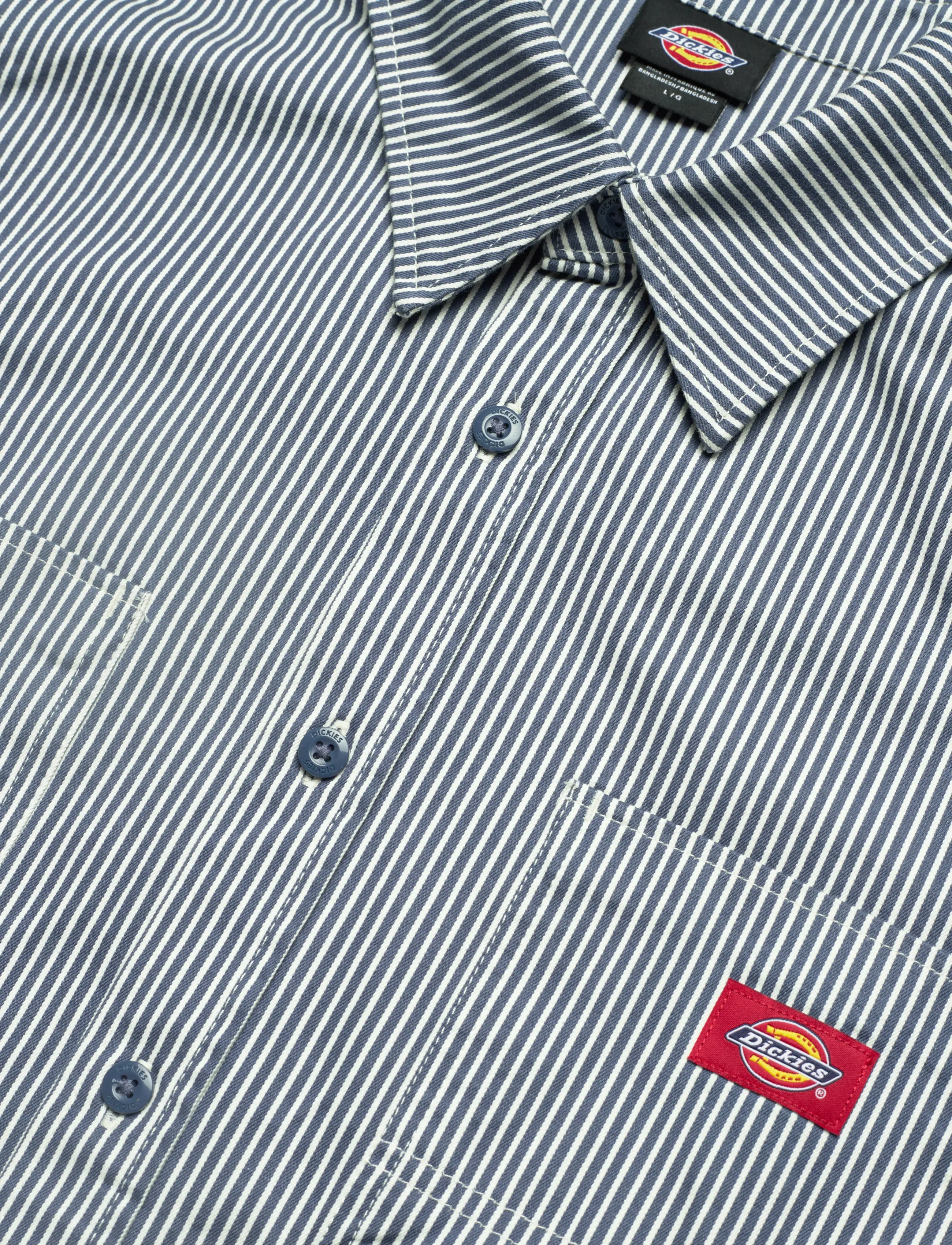 Dickies - HICKORY WORK SHIRT LS - syntymäpäivälahjat - retro indigo - 3
