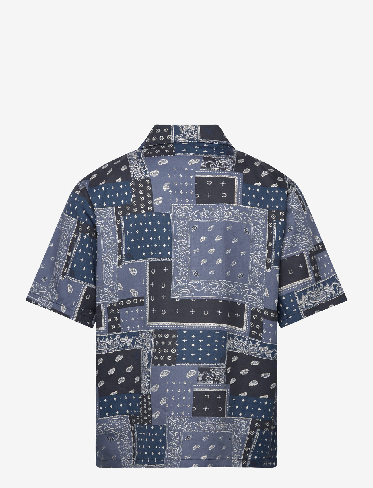 Dickies - GLANDORF SHIRT SS - mønstrede skjorter - dark navy - 1