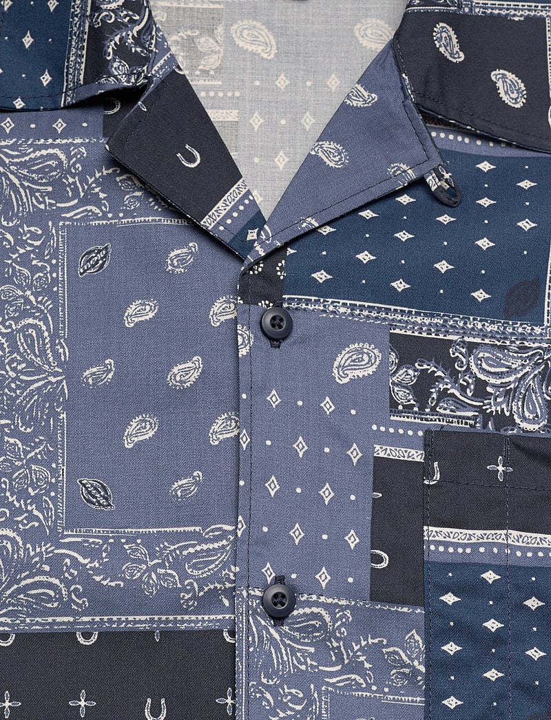 Dickies - GLANDORF SHIRT SS - mønstrede skjorter - dark navy - 2