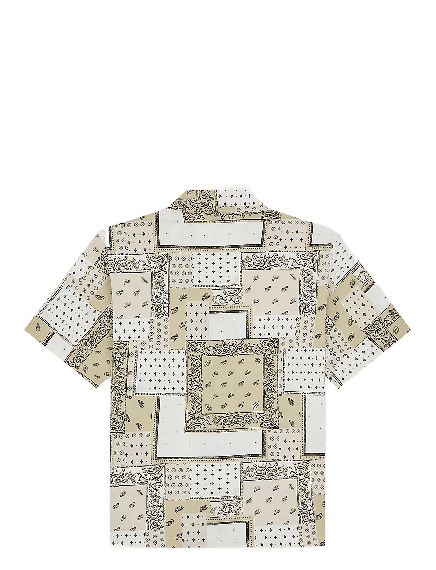 Dickies - GLANDORF SHIRT SS - mustriga särgid - egret - 2
