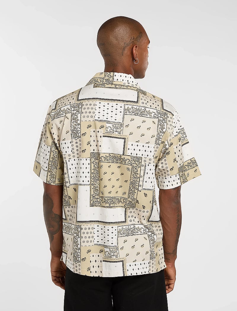 Dickies - GLANDORF SHIRT SS - mønstrede skjorter - egret - 3