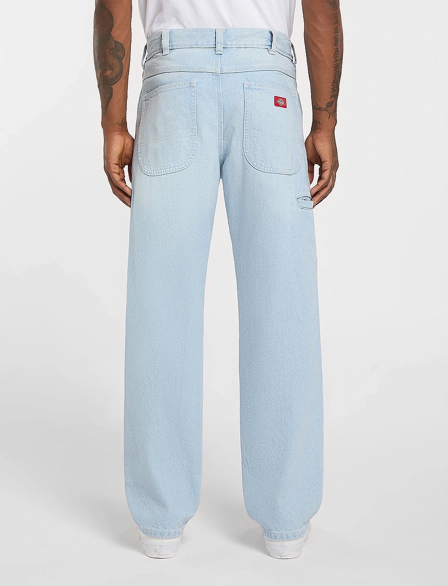 Dickies - 958 BAGGY TAPERED WORK JEANS - schmal zulaufende jeans - fog blue - 3