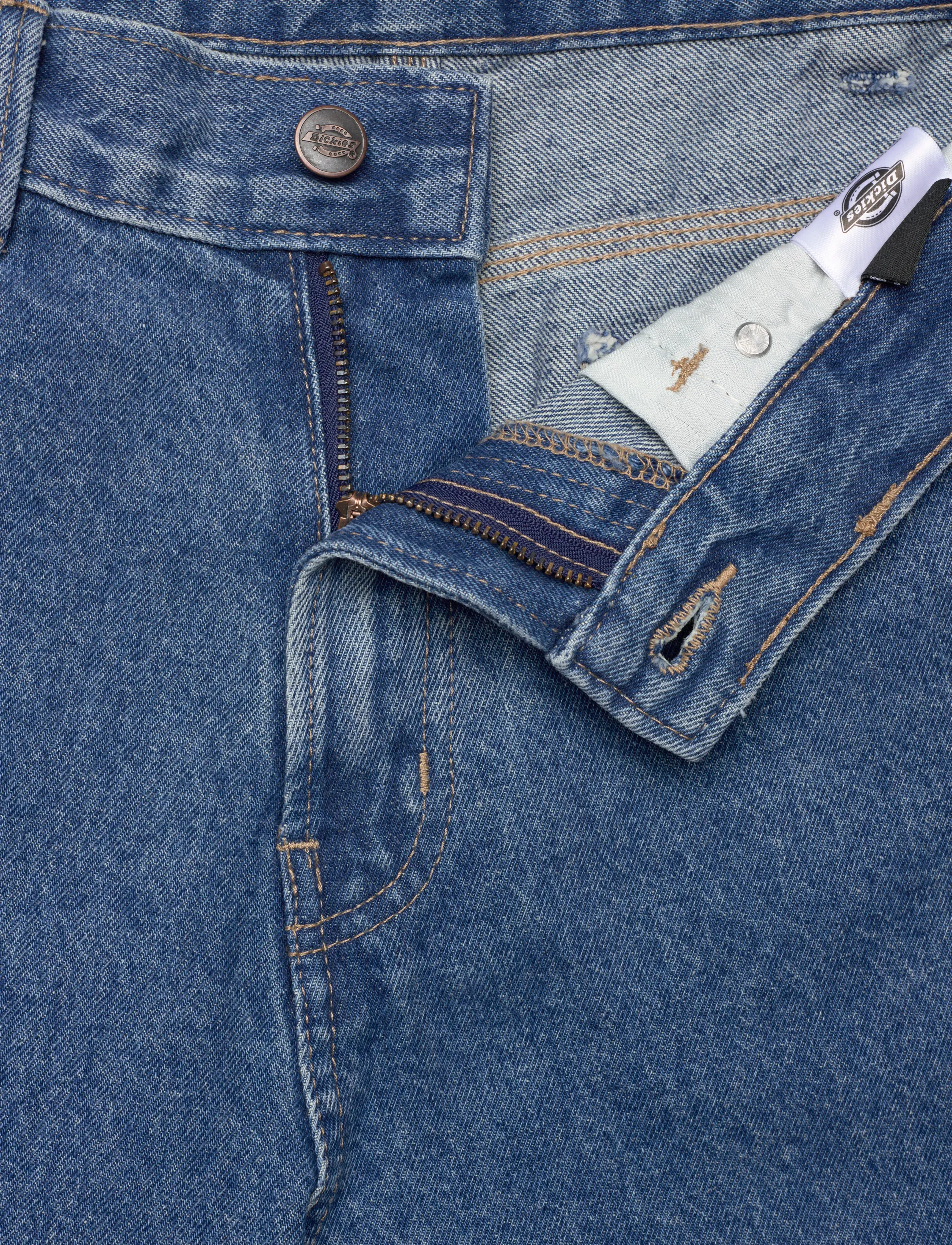 Dickies - 958 BAGGY TAPERED WORK JEANS - schmal zulaufende jeans - classic blue - 3