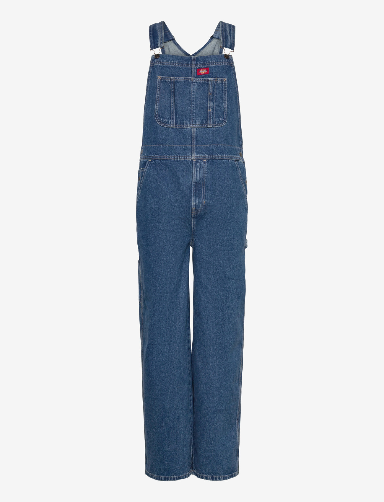 Dickies - LOOSE DENIM BIB - loose jeans - classic blue - 1