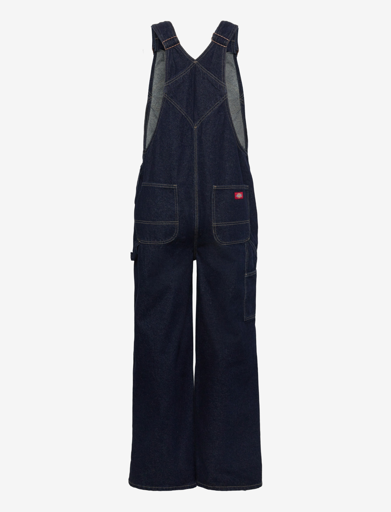 Dickies - LOOSE DENIM BIB - loose jeans - rinsed - 2