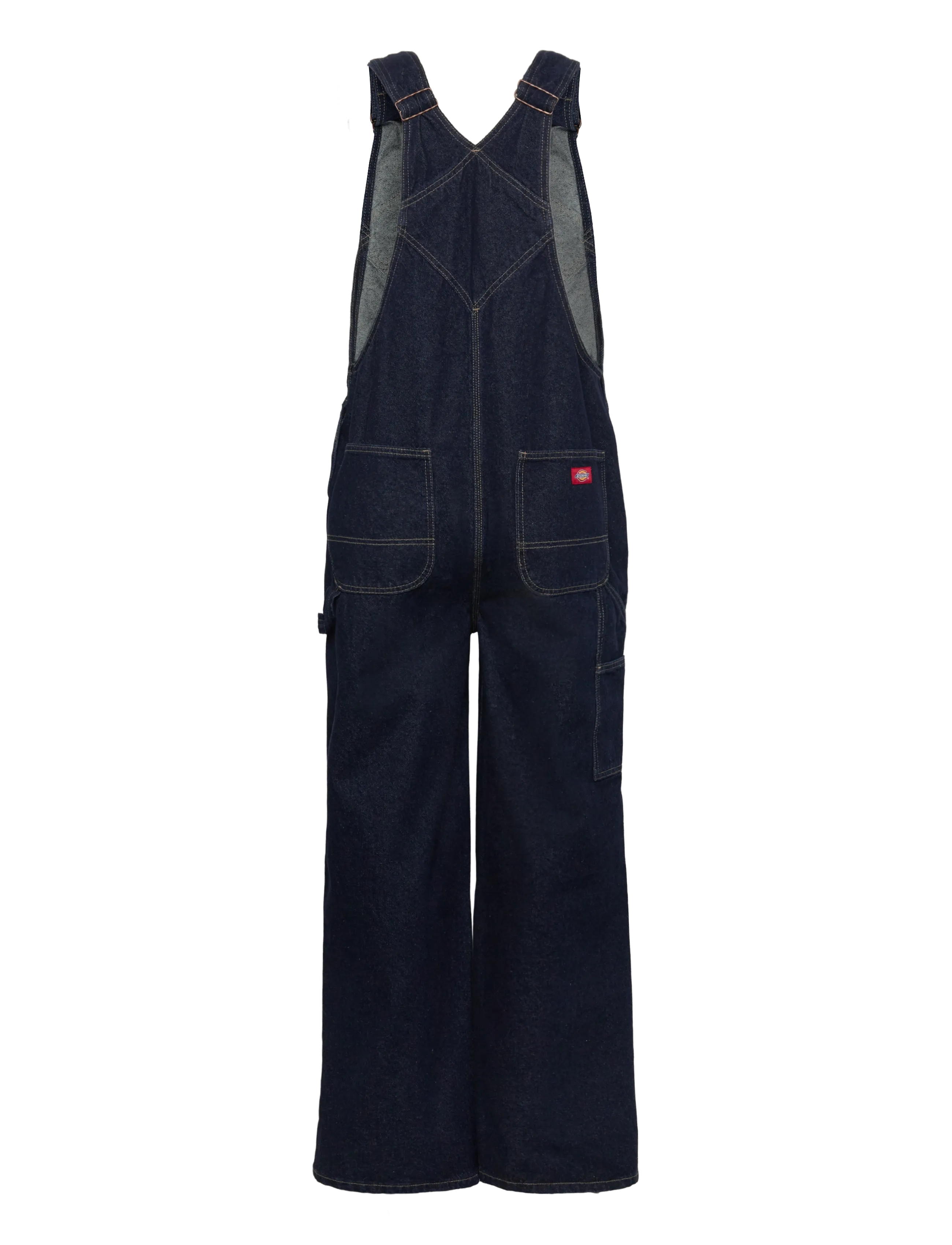 Dickies - DICKIES CLASSIC DENIM BIB - loose jeans - rinsed - 2