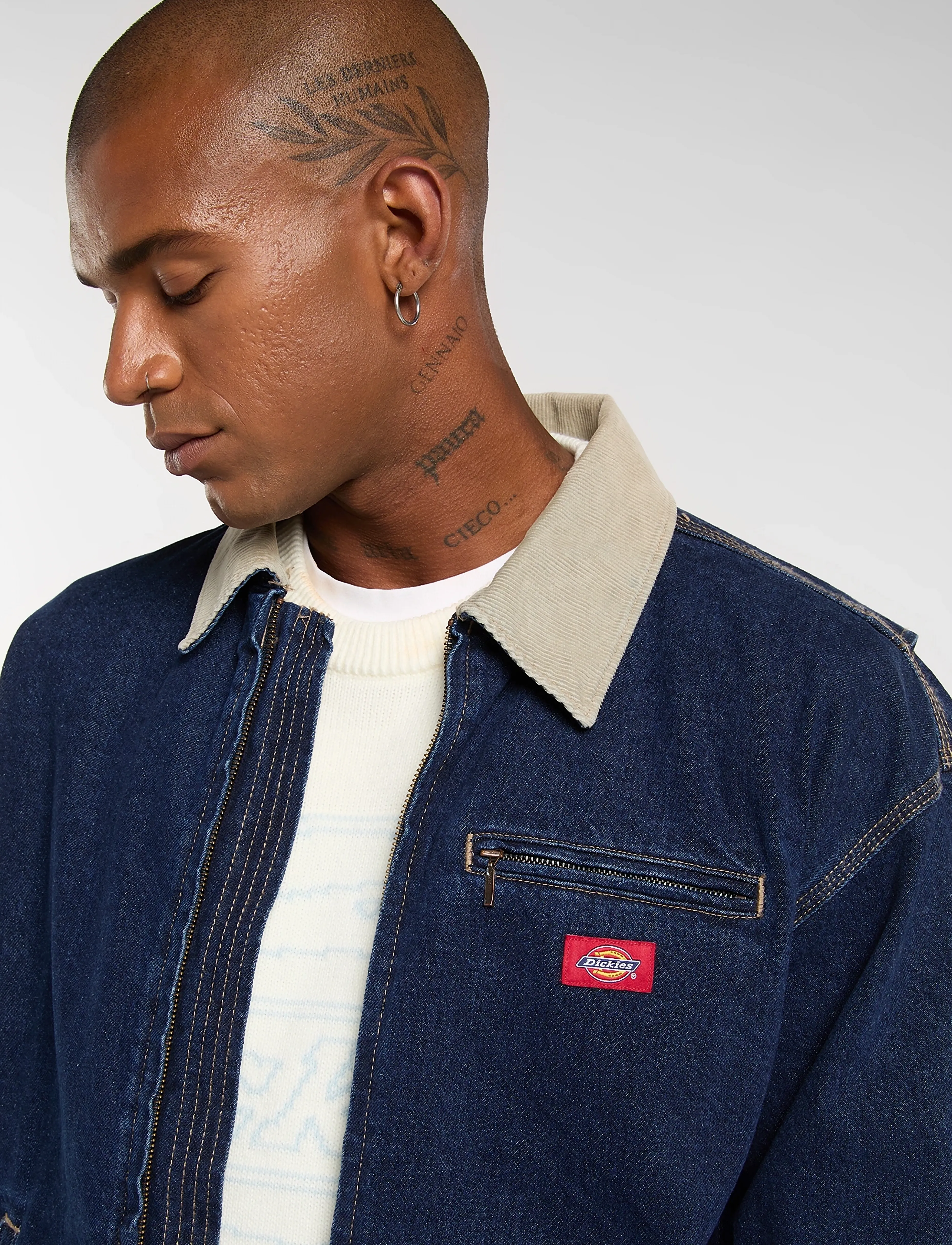 Dickies DENIM PAINTER JACKET - Overshirts - DARK INDIGO / navy