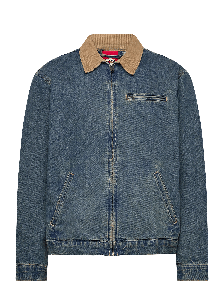 Dickies - DENIM PAINTER JACKET - overshirts - khaki tinted blue - 1