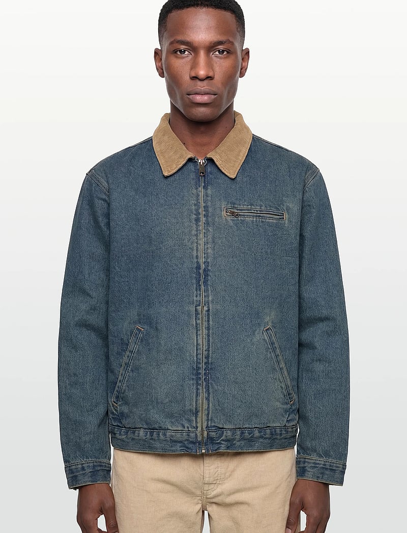 Dickies - DENIM PAINTER JACKET - shop efter stil - khaki tinted blue - 3