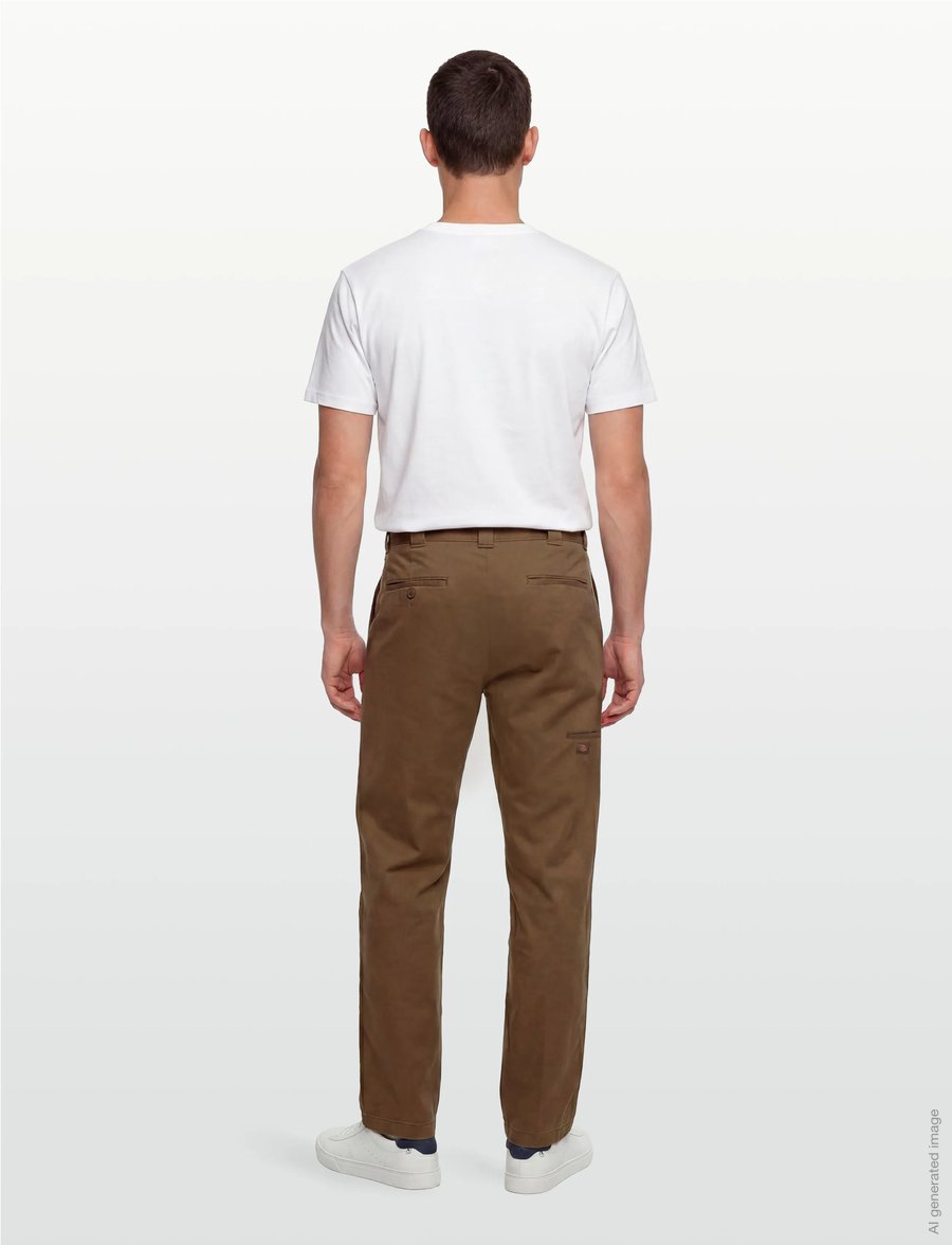 Dickies - 247 GD LOOSE WORK PANT - chino püksid - timber brown - 4