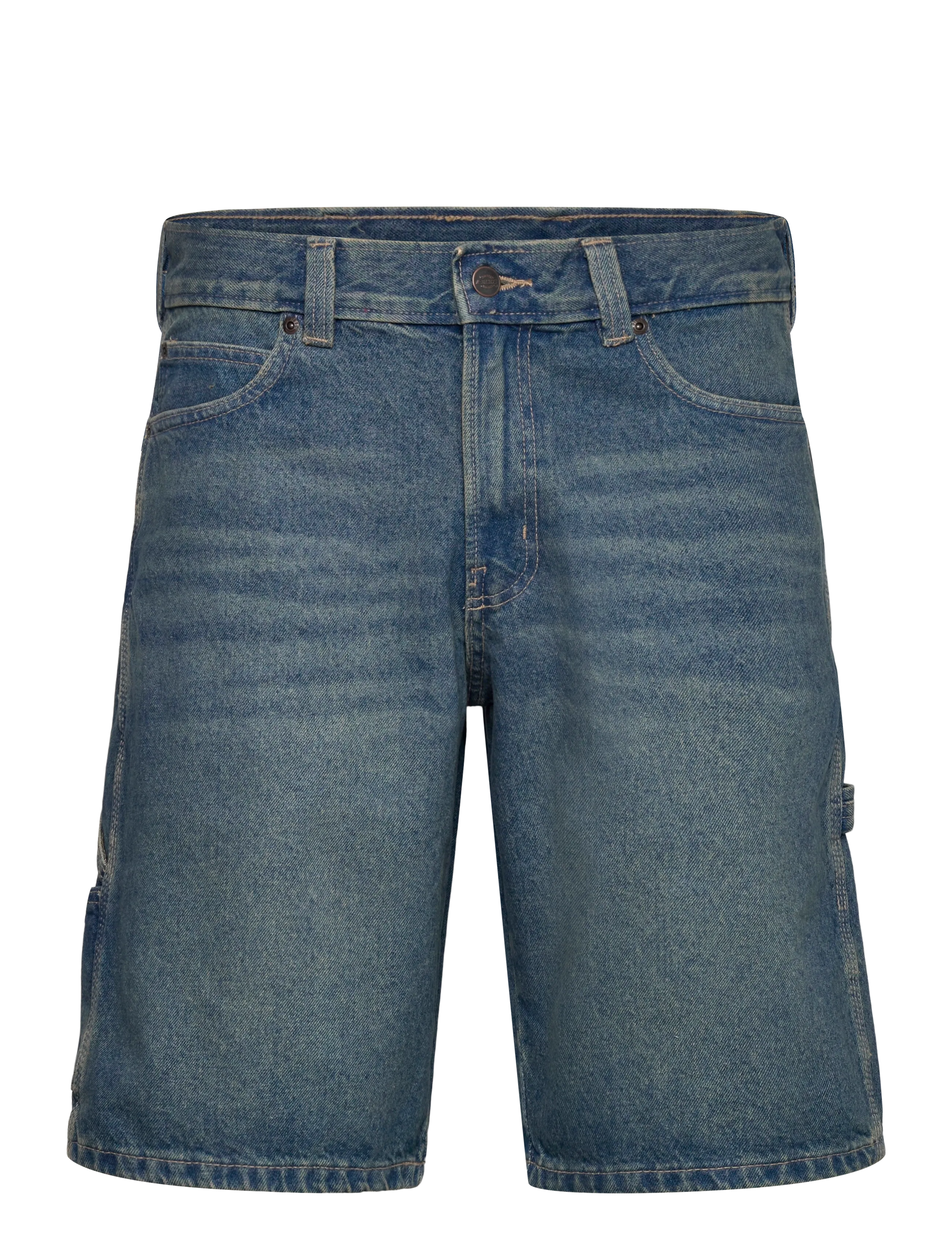 Dickies 993 11 Inch Carpenter Short Jeans, Mænd, Denim Carpenter Shorts, Blå, Str: 30