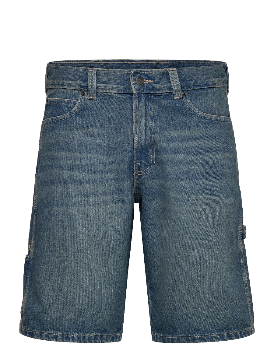 Dickies - 993 11 INCH CARPENTER SHORT JEANS - džinsa šorti - khaki tinted blue - 0