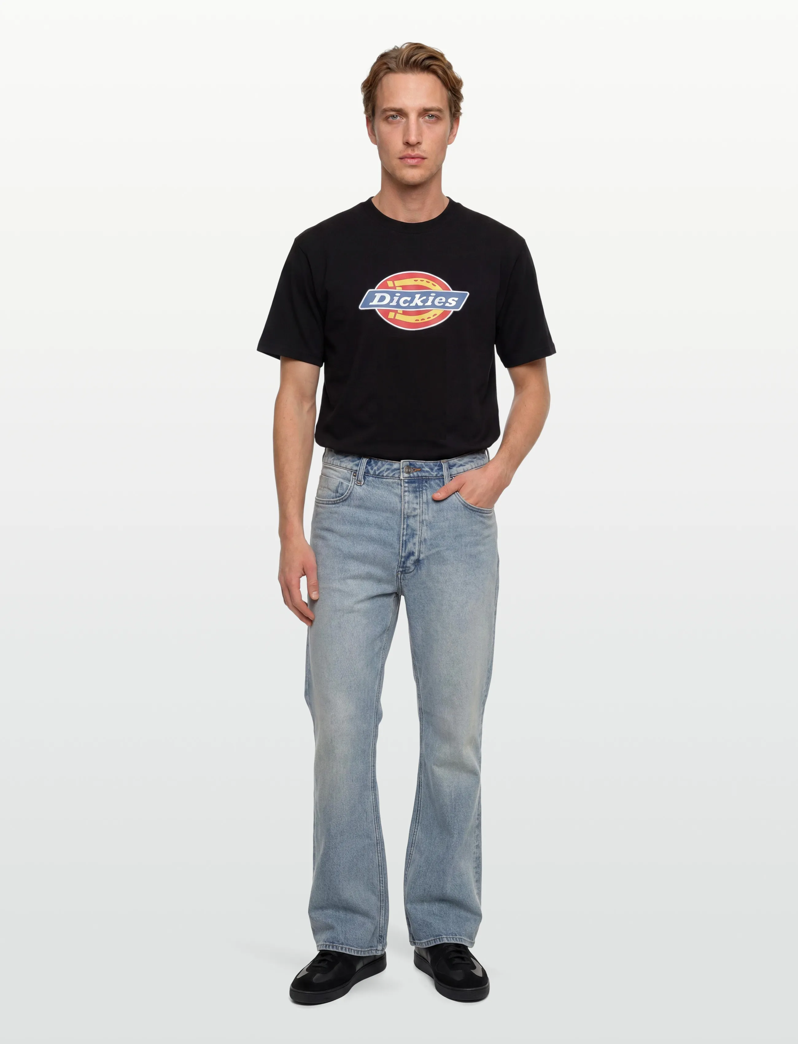 Dickies Dickies Icon Ss Tee, S, Black, T-Shirts > Kortærmede, Herre