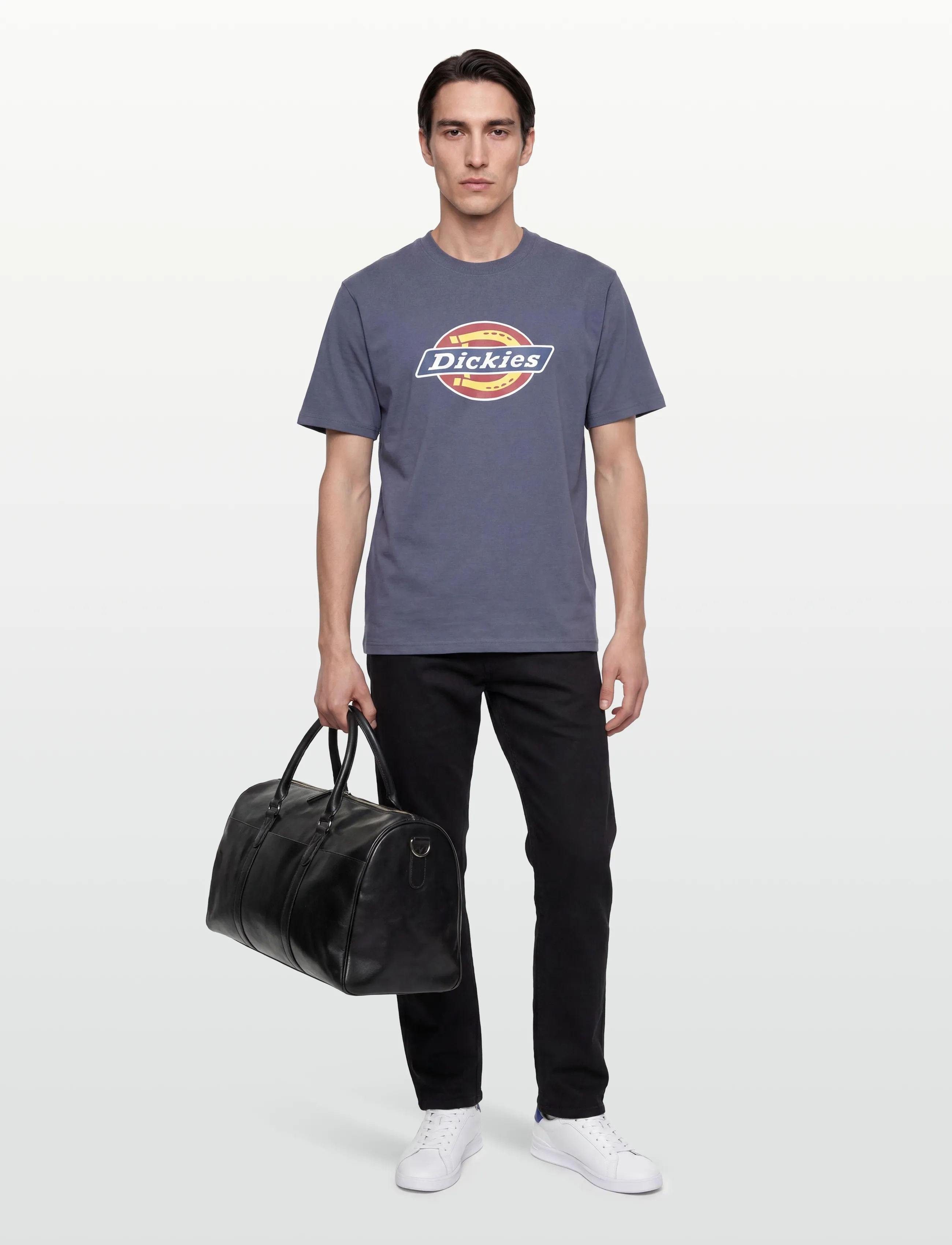 Dickies Dickies Icon Ss Tee, L, Blue, T-Shirts > Kortærmede, Herre